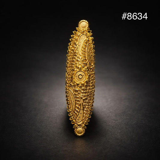 Gold Plated Finger Ring 3.5 Inch Gold Plated Jewellery PMJ Model No : 8634