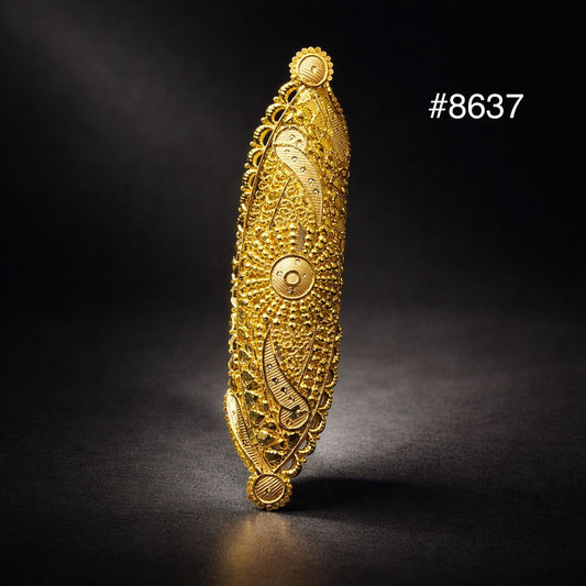 Gold Plated Finger Ring 3.5 Inch Gold Plated Jewellery PMJ Model No : 8637