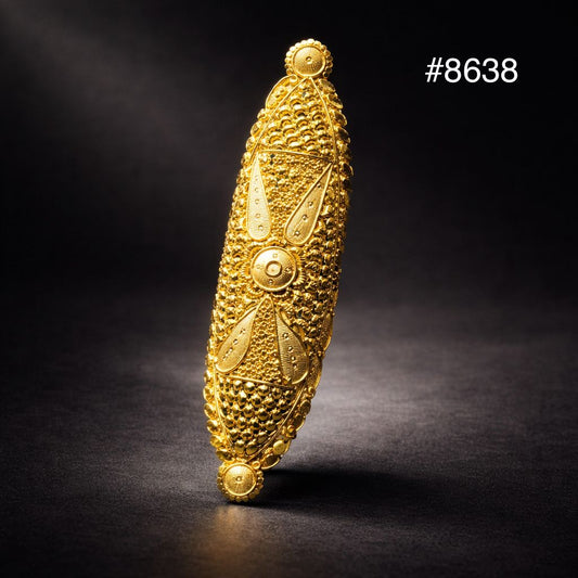 Gold Plated Finger Ring 3.5 Inch Gold Plated Jewellery PMJ Model No : 8638