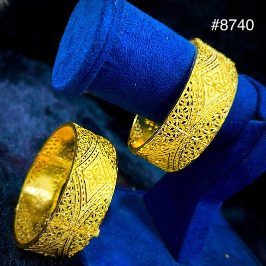 Gold Plated BANGLE 5 Gram Gold Plated Jewellery PMJ Model No : 8740