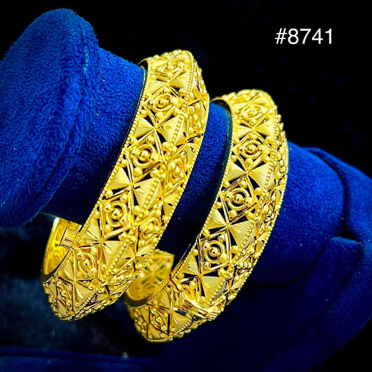 Gold Plated BANGLE 5 Gram Gold Plated Jewellery PMJ Model No : 8741