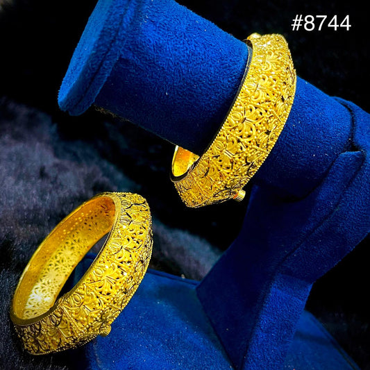Gold Plated BANGLE 5 Gram Gold Plated Jewellery PMJ Model No : 8744