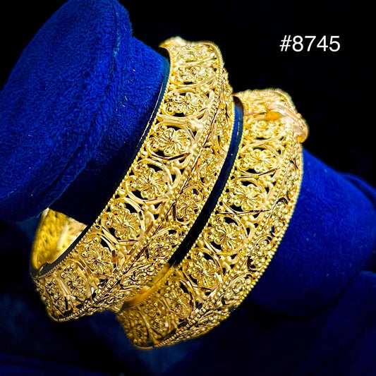 Gold Plated BANGLE 5 Gram Gold Plated Jewellery PMJ Model No : 8745