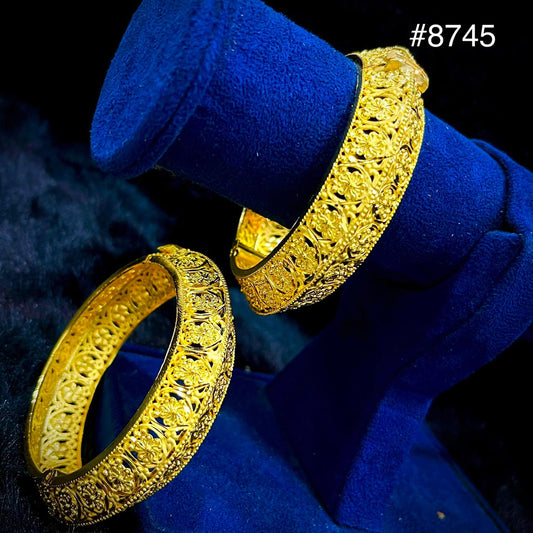 Gold Plated BANGLE 5 Gram Gold Plated Jewellery PMJ Model No : 8745