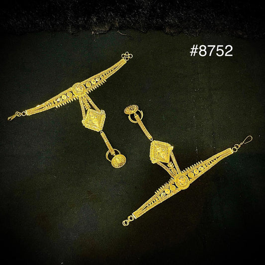 Hathpan Gold Plated Bridal Hathpan Jewelry, PMJ Model No : 8752