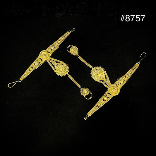 Hathpan Gold Plated Bridal Hathpan Jewelry, PMJ Model No : 8757