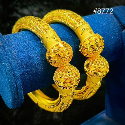 Gold Plated BANGLE 5 Gram Gold Plated Jewellery PMJ Model No : 8772