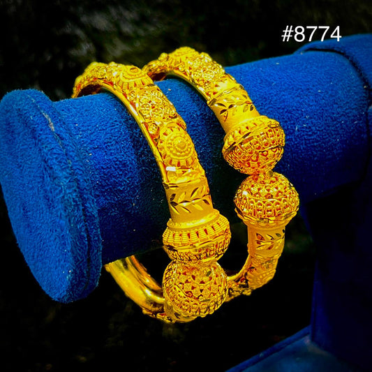 Gold Plated BANGLE 5 Gram Gold Plated Jewellery PMJ Model No : 8774
