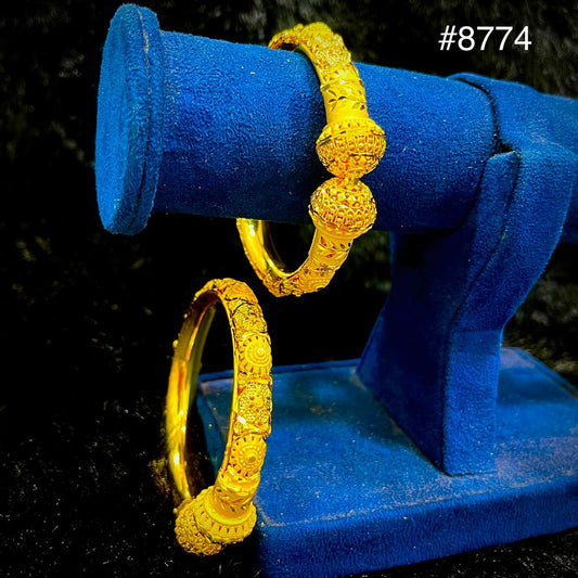 Gold Plated BANGLE 5 Gram Gold Plated Jewellery PMJ Model No : 8774