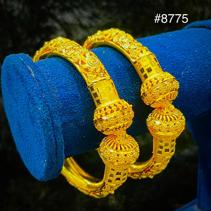 Gold Plated BANGLE 5 Gram Gold Plated Jewellery PMJ Model No : 8775