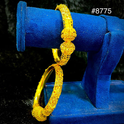 Gold Plated BANGLE 5 Gram Gold Plated Jewellery PMJ Model No : 8775