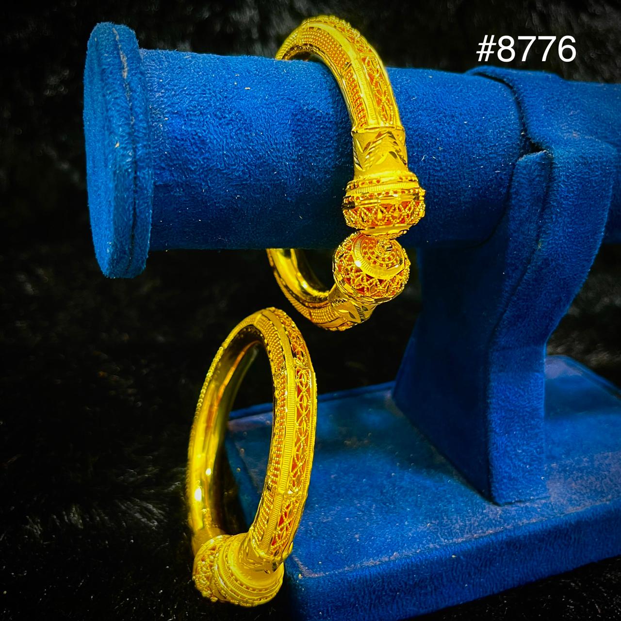 Gold Plated BANGLE 5 Gram Gold Plated Jewellery PMJ Model No : 8776