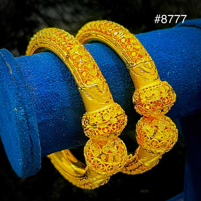 Gold Plated BANGLE 5 Gram Gold Plated Jewellery PMJ Model No : 8777