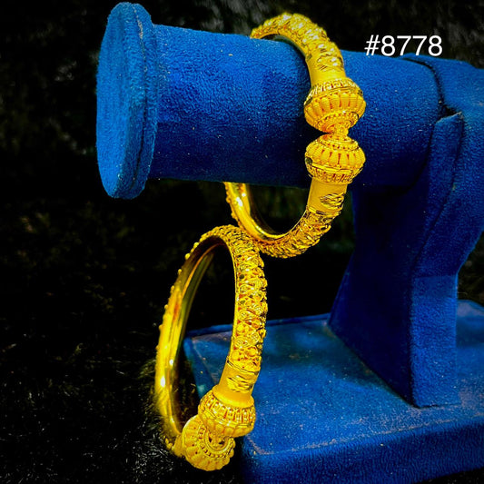 Gold Plated BANGLE 5 Gram Gold Plated Jewellery PMJ Model No : 8778
