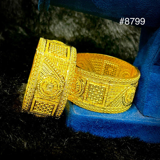 Gold Plated Bridal Wear Bangles, PMJ Model No : 8799
