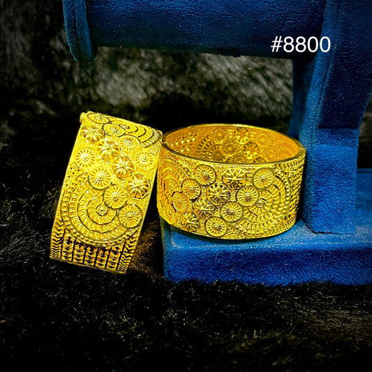 Gold Plated Bridal Wear Bangles, PMJ Model No : 8800