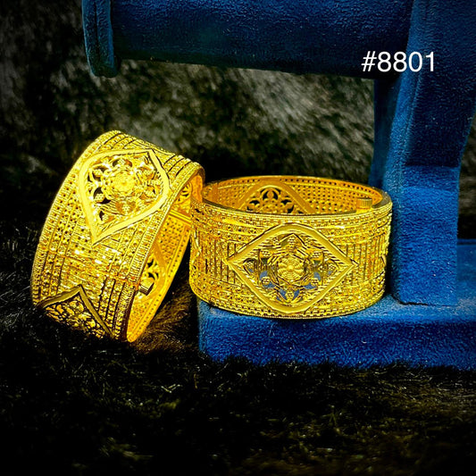 Gold Plated Bridal Wear Bangles, PMJ Model No : 8801