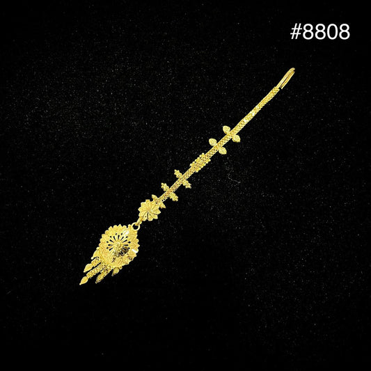 Gold Plated Maang Tika 5 Gram Gold Plated Jewellery PMJ Model No : 8808