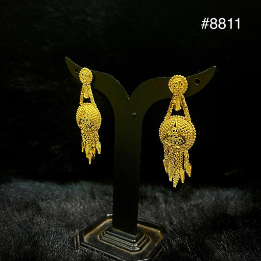 Gold Plated EARRING 1 Gram Gold Plated Jewellery PMJ Model No : 8811