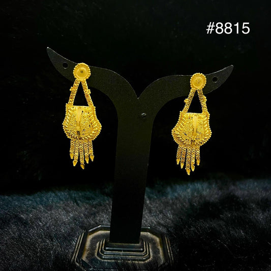 Gold Plated EARRING 1 Gram Gold Plated Jewellery PMJ Model No : 8815