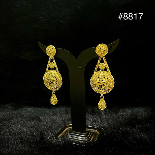 Gold Plated EARRING 1 Gram Gold Plated Jewellery PMJ Model No : 8817