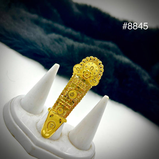 Gold Plated Finger Ring 5 Gram Gold Plated Jewellery PMJ Model No : 8845