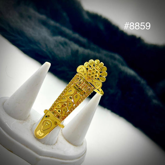 Gold Plated Finger Ring 5 Gram Gold Plated Jewellery PMJ Model No : 8859