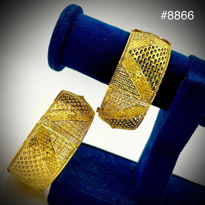 Gold Plated BANGLE 1 Gram Gold Plated Jewellery PMJ Model No :  8866