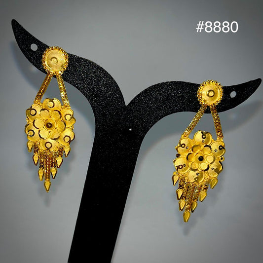 Gold Plated EARRING 1 Gram Gold Plated Jewellery PMJ Model No : 8880