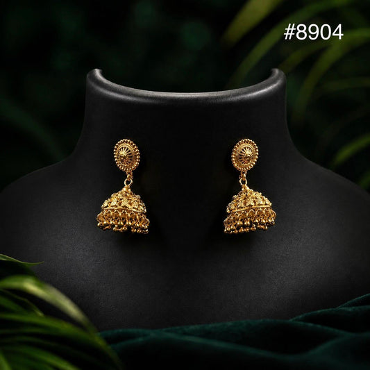 Gold Plated EARRING 1 Gram Gold Plated Jewellery PMJ Model No : 8904
