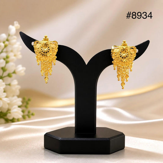 Gold Plated EARRING 1 Gram Gold Plated Jewellery PMJ Model No : 8934