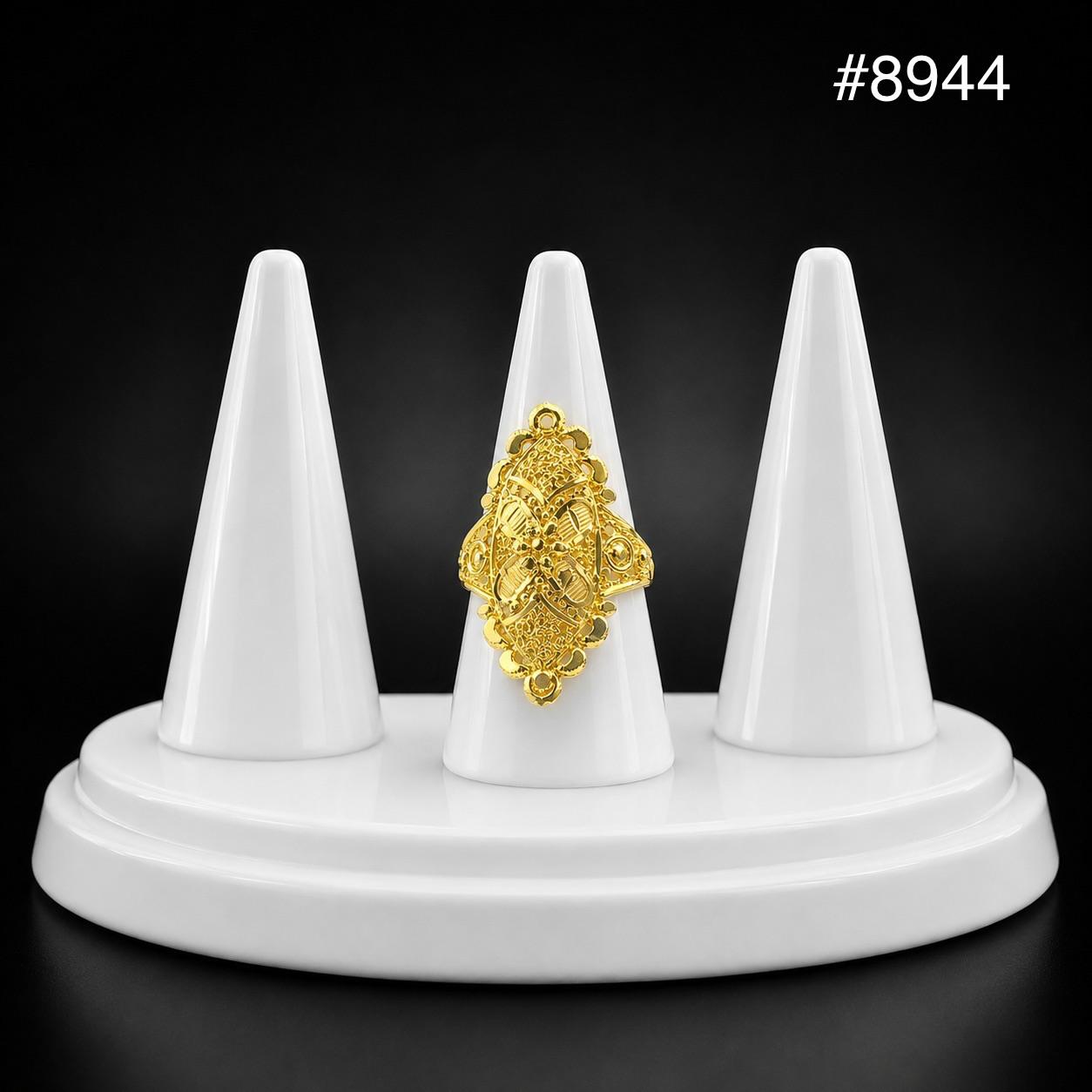 Gold Plated Finger Ring 1 Inch 5 Gram Gold Plated Jewellery PMJ Model No : 8944