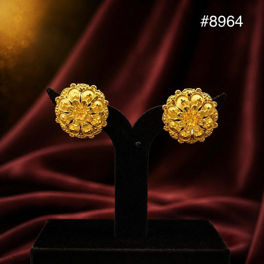 Gold Plated EARRING 1 Gram Gold Plated Jewellery PMJ Model No : 8964