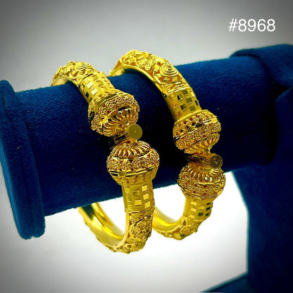 Gold Plated BANGLE 5 Gram Gold Plated Jewellery PMJ Model No : 8968