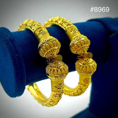 Gold Plated BANGLE 5 Gram Gold Plated Jewellery PMJ Model No : 8969
