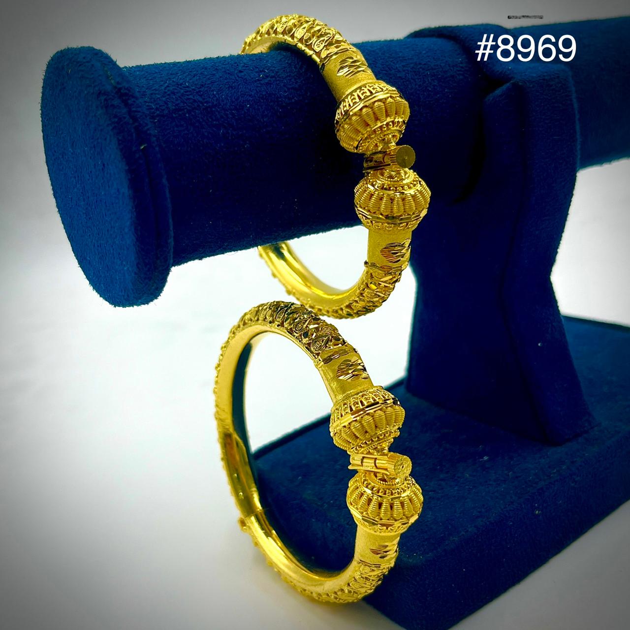 Gold Plated BANGLE 5 Gram Gold Plated Jewellery PMJ Model No : 8969