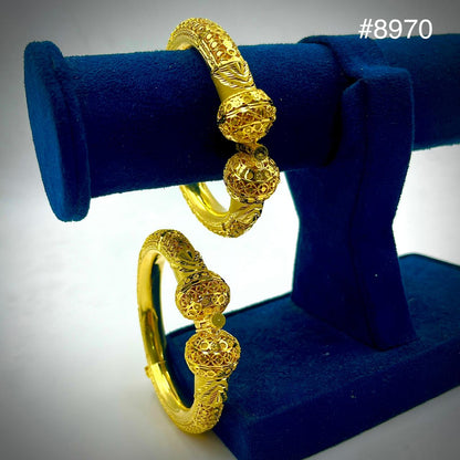 Gold Plated BANGLE 5 Gram Gold Plated Jewellery PMJ Model No : 8970