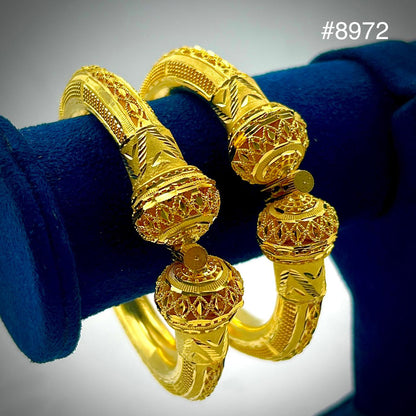 Gold Plated BANGLE 5 Gram Gold Plated Jewellery PMJ Model No : 8972