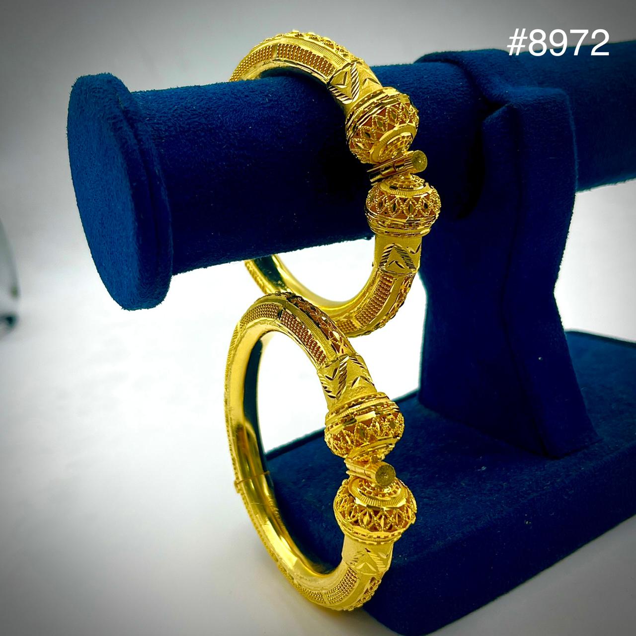 Gold Plated BANGLE 5 Gram Gold Plated Jewellery PMJ Model No : 8972