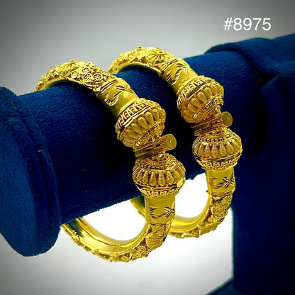 Gold Plated BANGLE 5 Gram Gold Plated Jewellery PMJ Model No : 8975