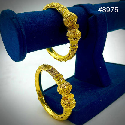 Gold Plated BANGLE 5 Gram Gold Plated Jewellery PMJ Model No : 8975