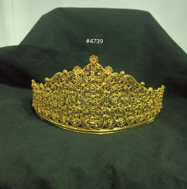 PMJ Gold Plated Beautiful Crown Model No:4739