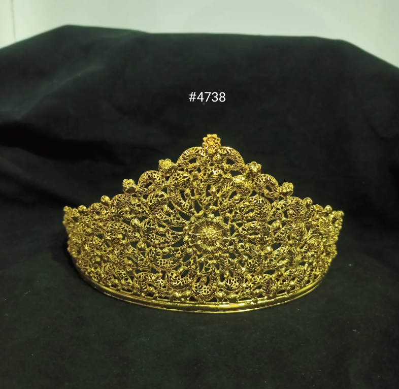 PMJ Gold Plated Beautiful Crown Model No:4738