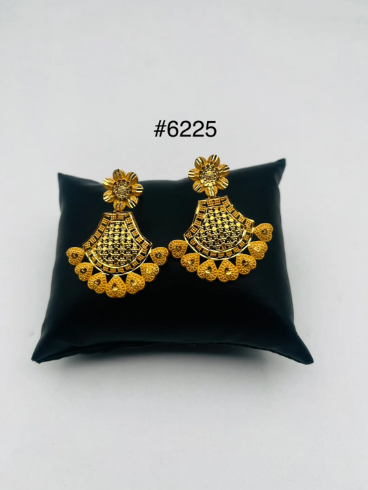 Exclusive Designer Gold Plated Earrings, PMJ Model No: 6225