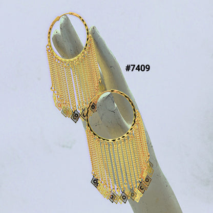 Gold Plated EARRING 1 Gram Gold Plated Jewellery PMJ Model No : 7409