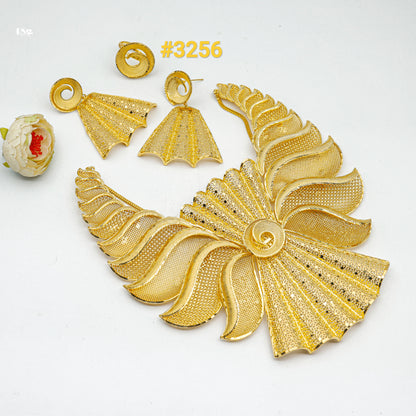 Exclusive Gold Plated Long Necklaces Set, PMJ Model No: 3256