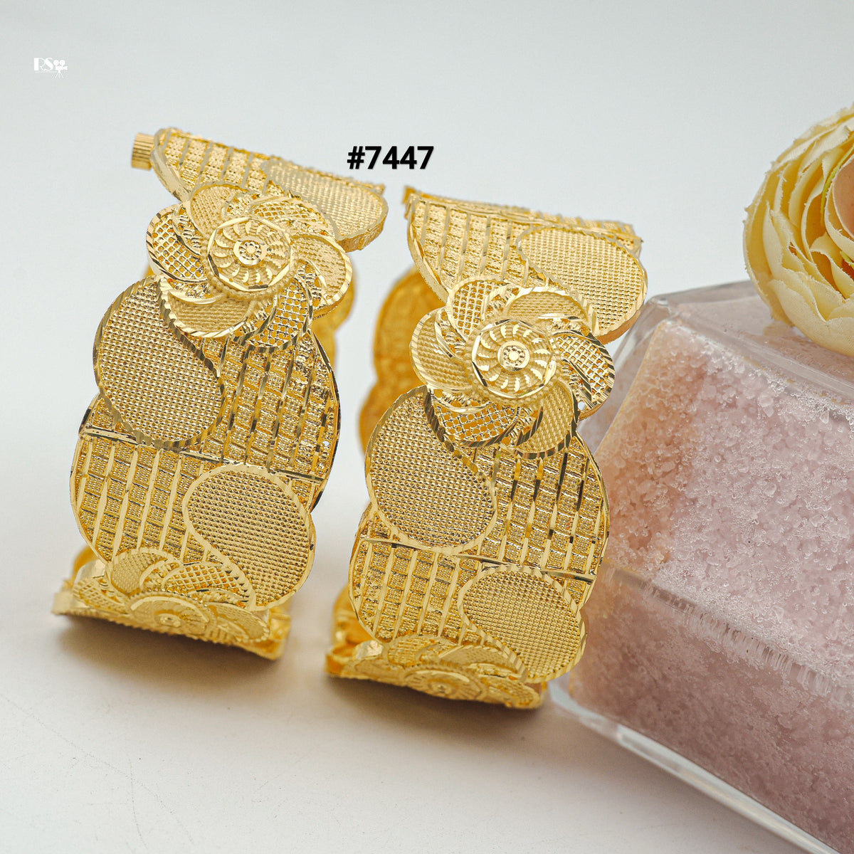 Gold Plated BANGLE 1 Gram Gold Plated Jewellery PMJ Model No : 7447
