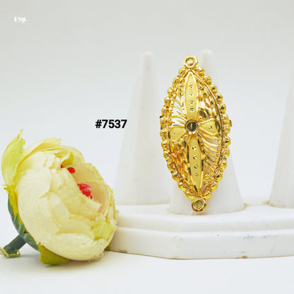 Gold Plated Finger Ring 1 Gram Gold Plated Jewellery PMJ Model No : 7537