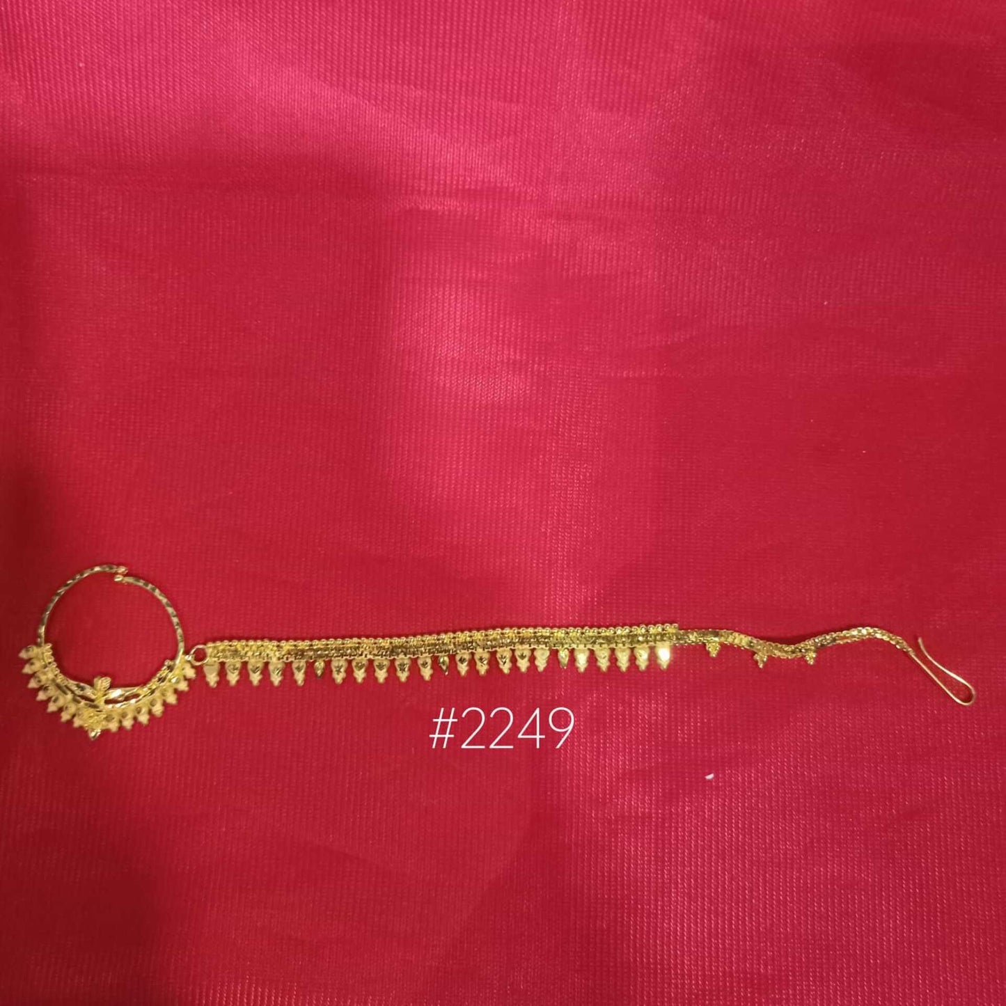 Gold Plated Maang Tika PMJ Model No: 2249