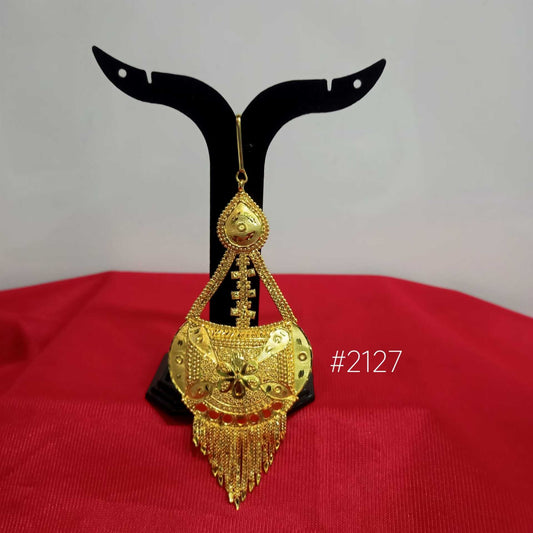 Gold Plated Maang Tika PMJ Model No: 2127